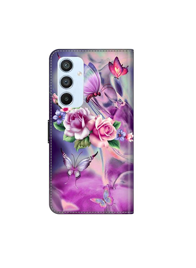 اس-توب جراب لهاتف Samsung Galaxy A54 5G جراب هاتف جلدي كريستالي ثلاثي الأبعاد مقاوم للصدمات - Image 3