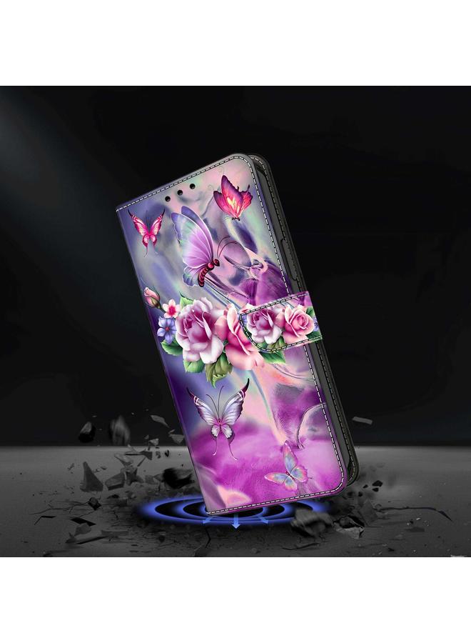 اس-توب جراب لهاتف Samsung Galaxy A54 5G جراب هاتف جلدي كريستالي ثلاثي الأبعاد مقاوم للصدمات - Image 5