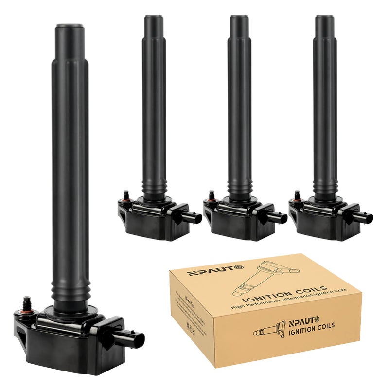 Ignition Coil Pack Replacement for L4 24 24L 2015 2016 2017 2018 2019 2020 2021 Jeep Renegade Cherokee Compass Ram ProMaster 1517 Chrysler 200 1316 Dodge Dart 1618 Fiat 500X UF751 UF754