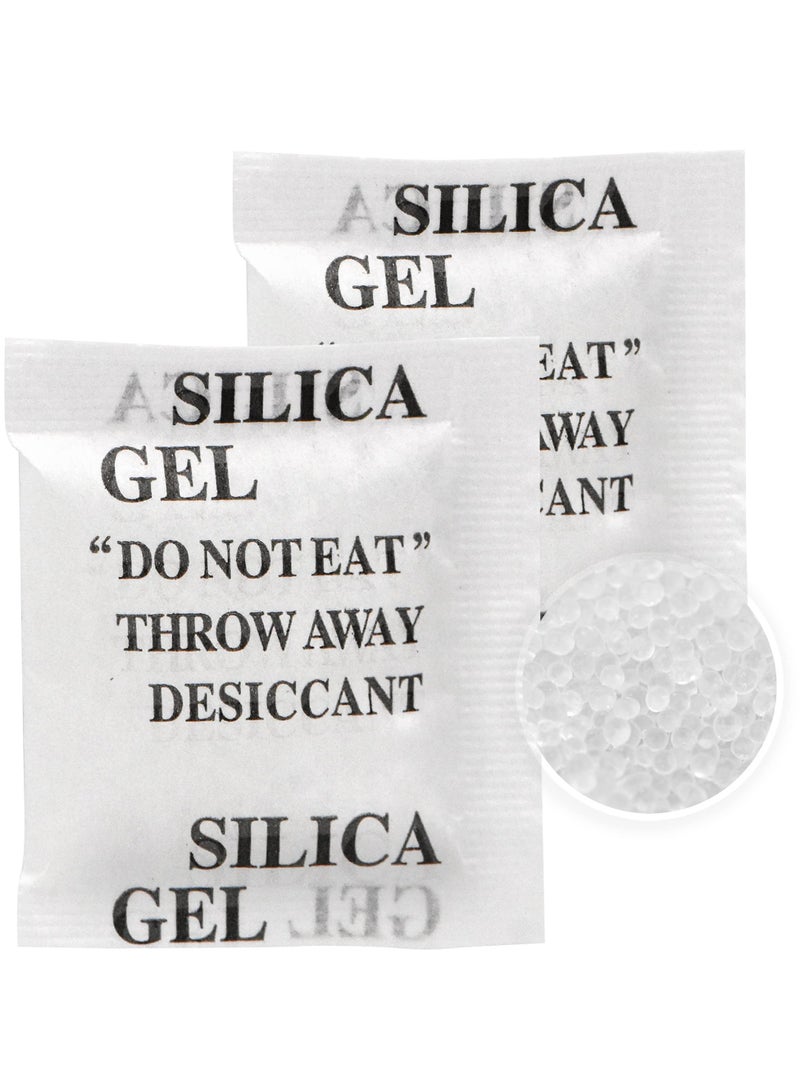 SYOSI SYOSI 200 Packs 3 Gram Desiccant Packets, Food Safe Silica Gel Desiccant Packets, Premium Moisture Absorbers for Food Storage, Desiccant Beads Packet for Moisture Storage Control - Image 1