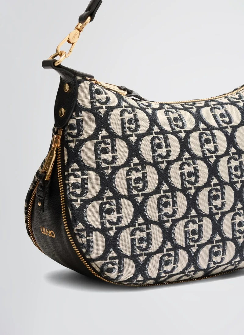 Liu Jo Jacquard Shoulder Bag With Logo
