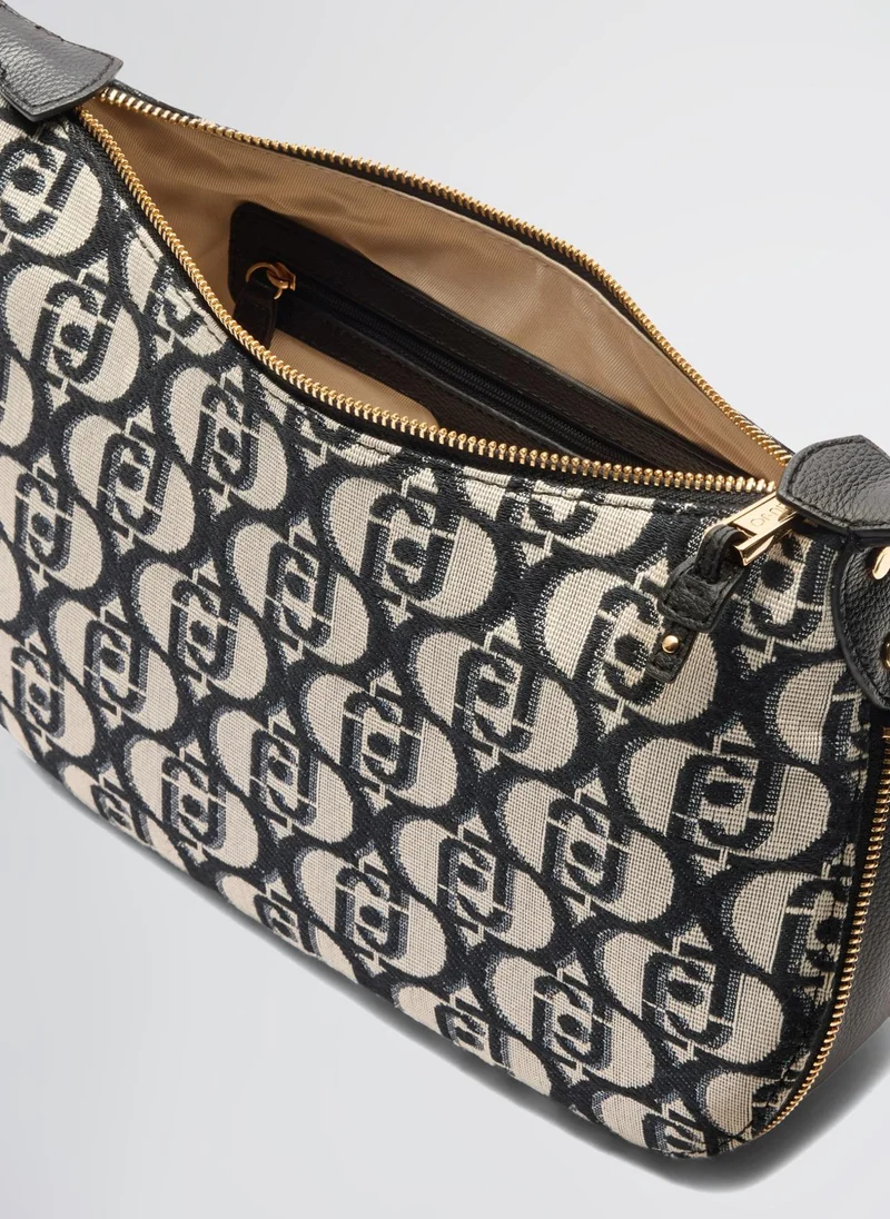 Liu Jo Jacquard Shoulder Bag With Logo