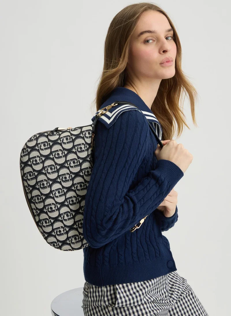 Liu Jo Jacquard Shoulder Bag With Logo