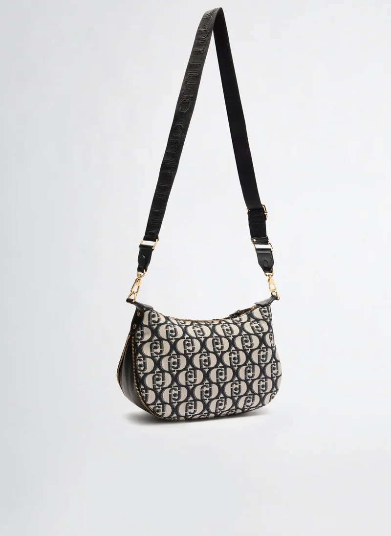 Liu Jo Jacquard Shoulder Bag With Logo