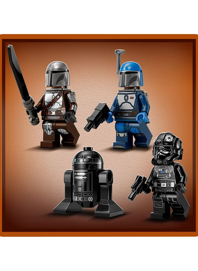 LEGO Star Wars Mandalorian Fang Fighter Vs. Tie Interceptor 75348 Building Toy Set; Gift Idea For Fans Aged 9 And Over; Buildable Playset With 3 Lego Characters Including The Mandalorian (957 Pieces)