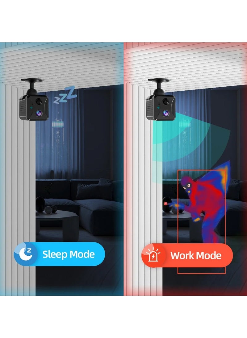 AROAQ Mobile Phone Monitoring Remote Home Camera Wireless Wifi High-Definition Night Vision 4G Remote  - Image 3