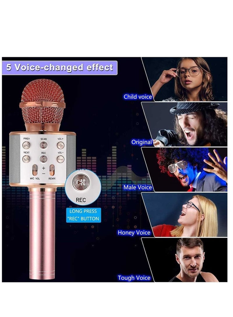 Bluetooth Microphone for kids Birthday Gift Toys for Age 3 4 5 6 7 8 9 10 Girls Boys Wireless Karaoke Mircrophone - Image 5