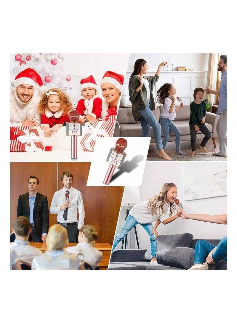 Bluetooth Microphone for kids Birthday Gift Toys for Age 3 4 5 6 7 8 9 10 Girls Boys Wireless Karaoke Mircrophone - Image 4