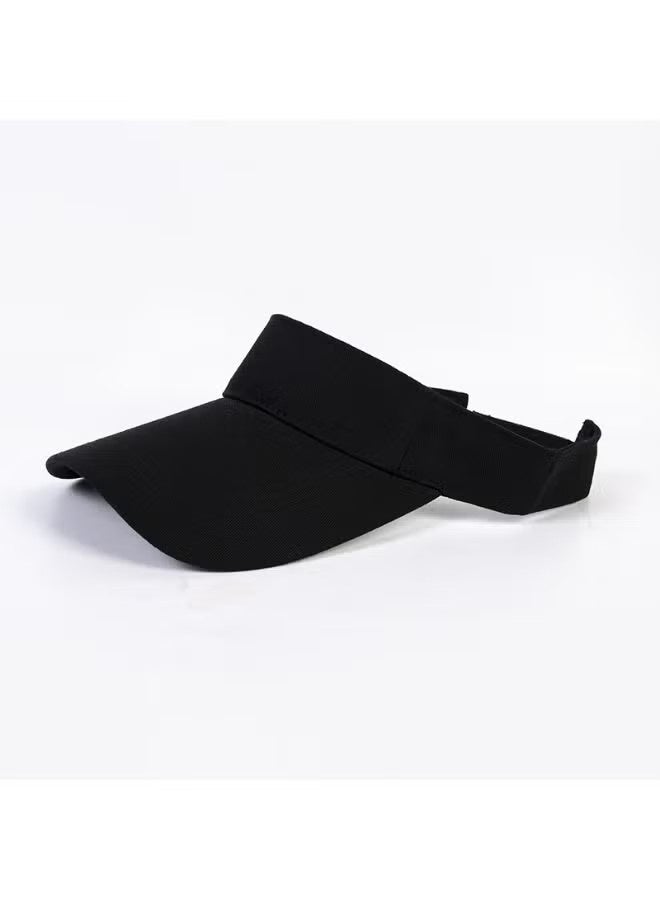 YJ Sun Visors Cap Adjustable Empty Top Baseball Cap Cotton Ball Caps Lightweight Sports Outdoor Sun Protection Cap Hats for Women Men - Image 1