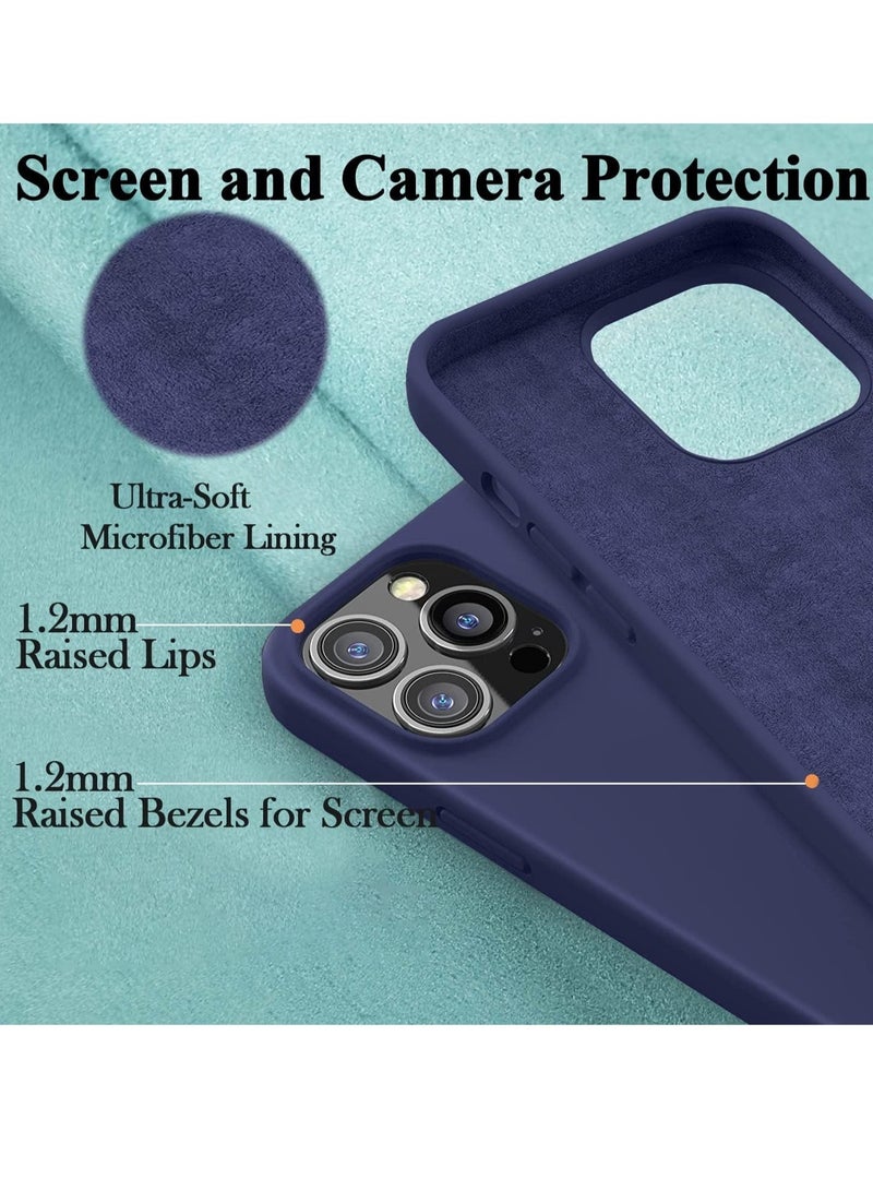 ELTRAZONE Silicone Case for iPhone 14 Pro, Compatible with iPhone 14 Pro Liquid Silicone Gel Rubber Slim Shockproof Protective Phone Case with Soft Anti-Scratch Microfiber Lining - Image 3