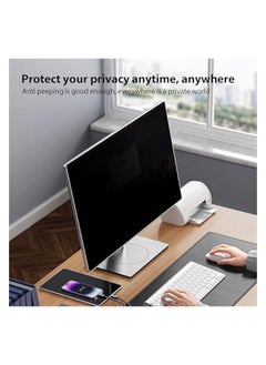 erorex Universal Anti-Peeping Screen Protector 13.3-27 Inches Blue Light Blocking Monitor Filter for Computer/Laptop Snap-On Type Installation  - Image 5