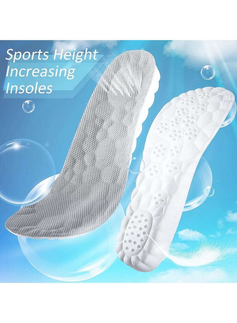 CMGTYYD 2 Pcs Height Increase Insoles Soft Memory Foam Shoe Insoles for Men and Women,Comfort Heel Lift Insoles,Breathable,Shock Absorption,Heel Cushion - Image 3