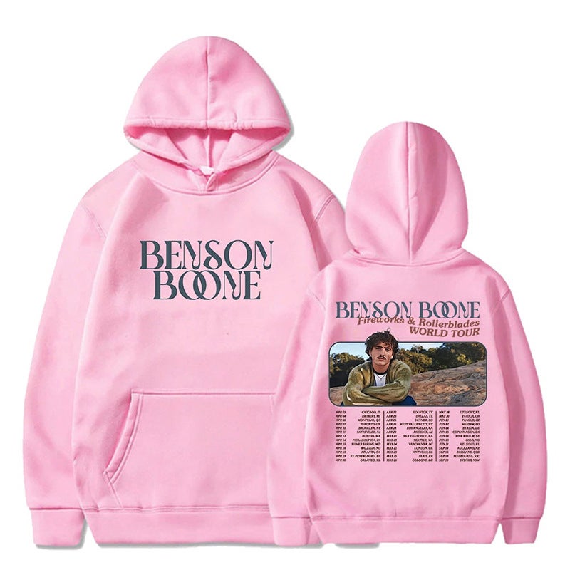 Benson Boone Benson Boone Hoodie Casual Sweater Men'S And Women'S Hoodie - Image 4