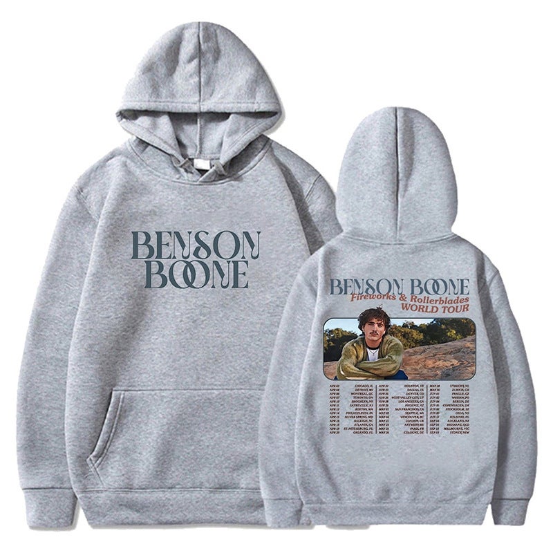 Benson Boone Benson Boone Hoodie Casual Sweater Men'S And Women'S Hoodie - Image 2
