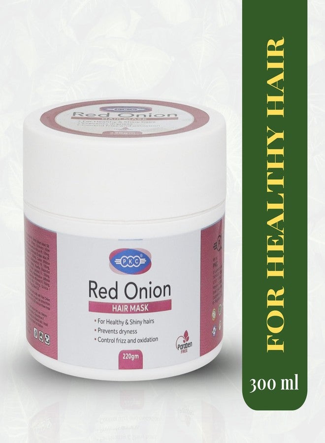 PKC 100% Natural Ayurvedic Red Onion Hair Mask for Hair Growth & Deep Conditioning | Controls Frizz & Dryness | Adds Shine | No Sulfates, Parabens or Silicones | 220gm - Image 3
