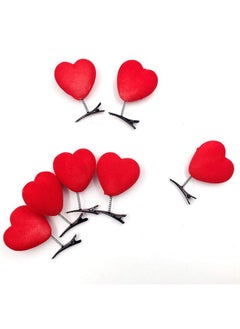 BinaryABC Valentines Day Red Heart Hair Clips Hairpins Head Boppervalentines Day Supplies10Pcs  - Image 5