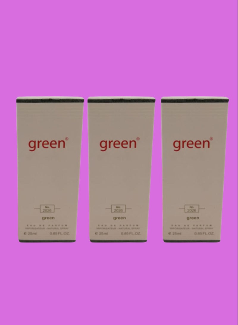 غرين 3 قطع عطر جرين رقم 2026 للنساء EDP - Image 2