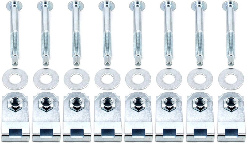 FEXON طقم أدوات تثبيت سرير الشاحنة FEXON - مجموعة من 8 براغي، غسالات، وصواميل محبوسة لفورد F-150، F-250، لينكولن مارك LT - Image 1