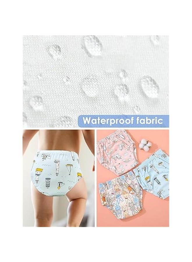 LukRosey 6 Pack Potty Training Pants for Boys Girls, Learning Designs Training Underwear Pants for 0-3 Years Boys Girls,Absorbent Toddler Potty Training Underwear - Image 4