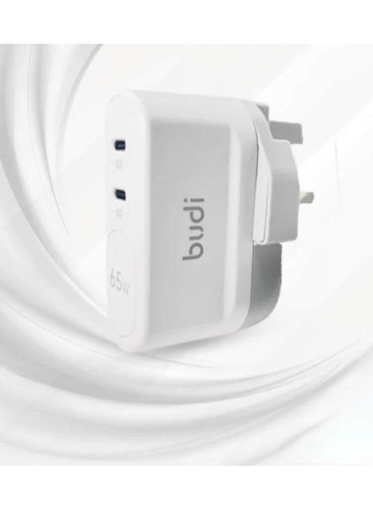 بودي شاحن جداري يدعم الشحن السريع بقوة 65 وات من بودي - Image 1