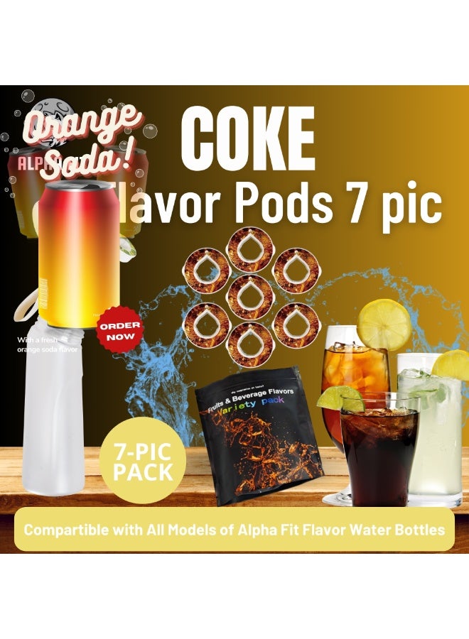 Alpha Fit 7-Pack Cola Flavor Pods | Compatible with Air Up & Alpha Fit Water Bottles | Zero Sugar & Calories - Image 2