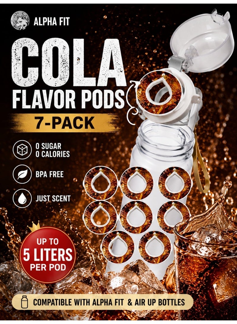 Alpha Fit 7-Pack Cola Flavor Pods | Compatible with Air Up & Alpha Fit Water Bottles | Zero Sugar & Calories - Image 4