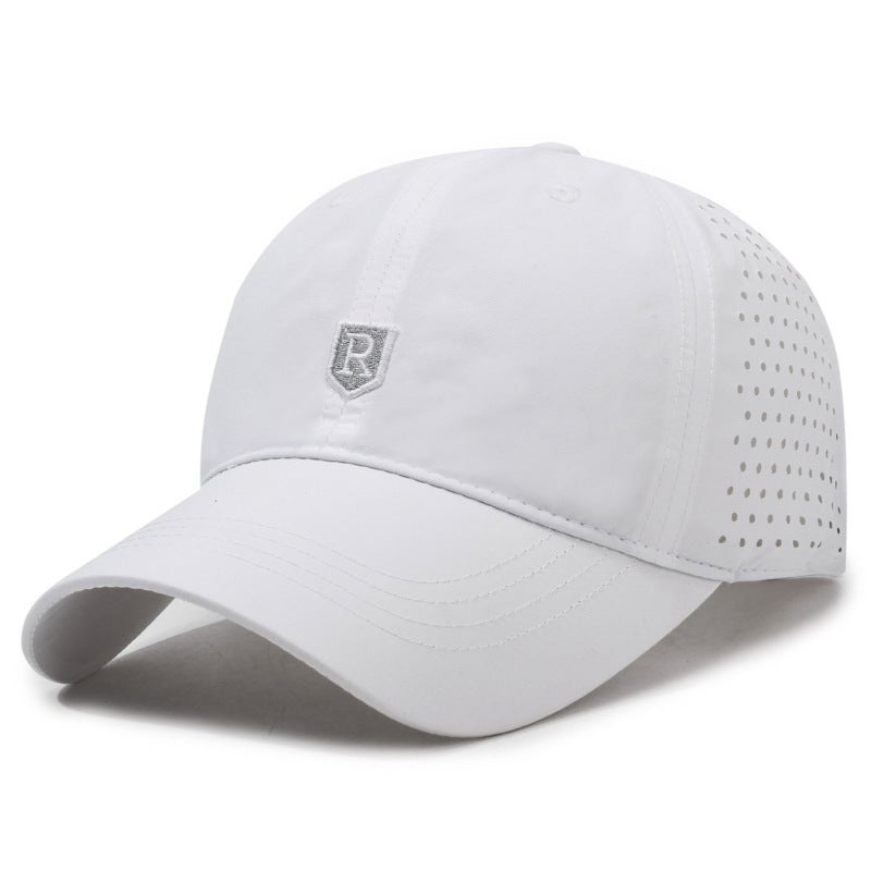 Summer Mesh Cap Men Breathable Sunshade Long Brim Outdoor Baseball Hat - Image 1