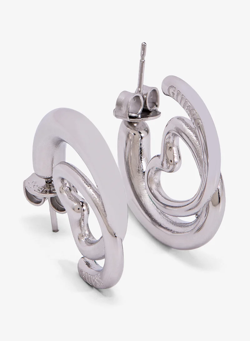 GUESS Iconique Non-Logo Earrings