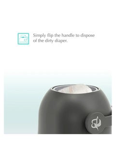 Bumble & Bird Odourless Diaper Pail - Anthracite  - Image 2