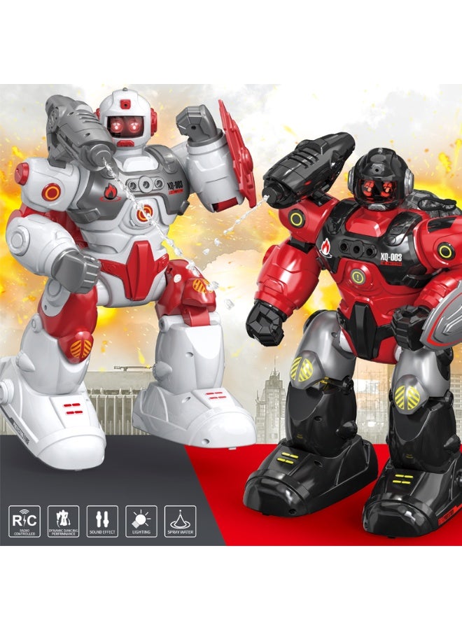 Smart Firefighting Robot Toy For Kids – Large 50Cm Multicolor Remote Control Robot With Water Spray - Image 1