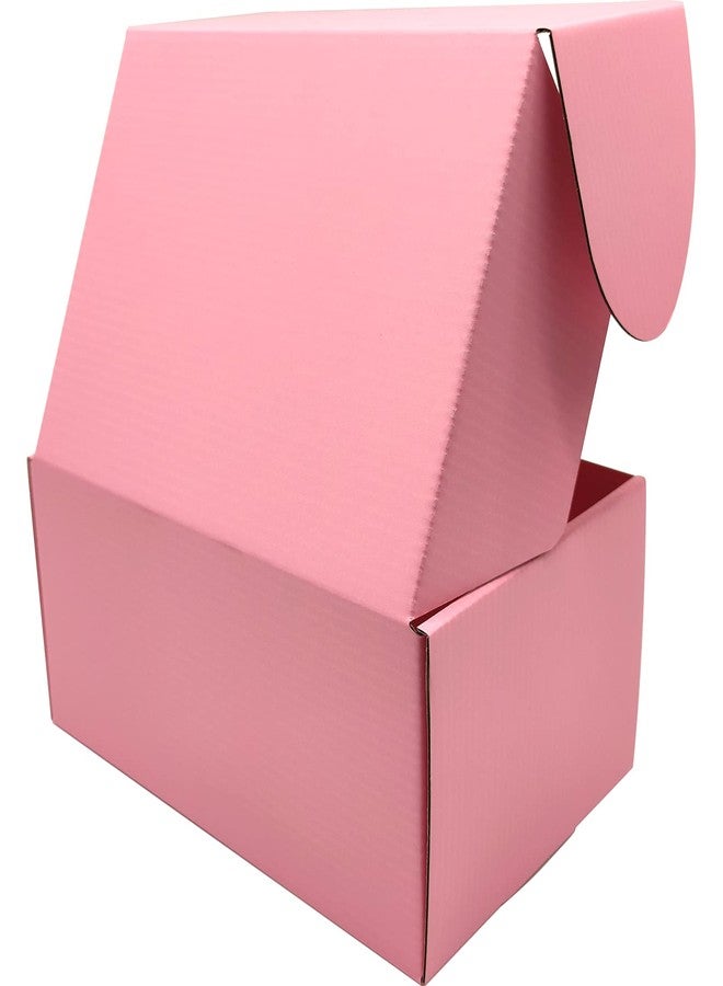 Lmuze Small Pink Shipping Boxes for Small Business Pack of 25-9x6x4 inches Cardboard Corrugated Mailer Boxes for Shipping Packaging Craft Gifts Giving Products - Image 4