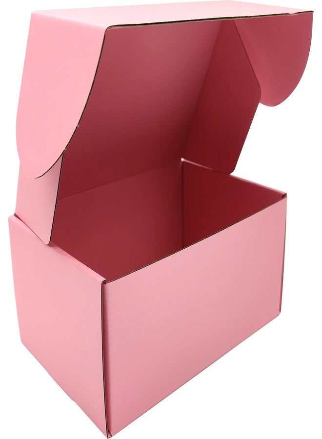 Lmuze Small Pink Shipping Boxes for Small Business Pack of 25-9x6x4 inches Cardboard Corrugated Mailer Boxes for Shipping Packaging Craft Gifts Giving Products - Image 3