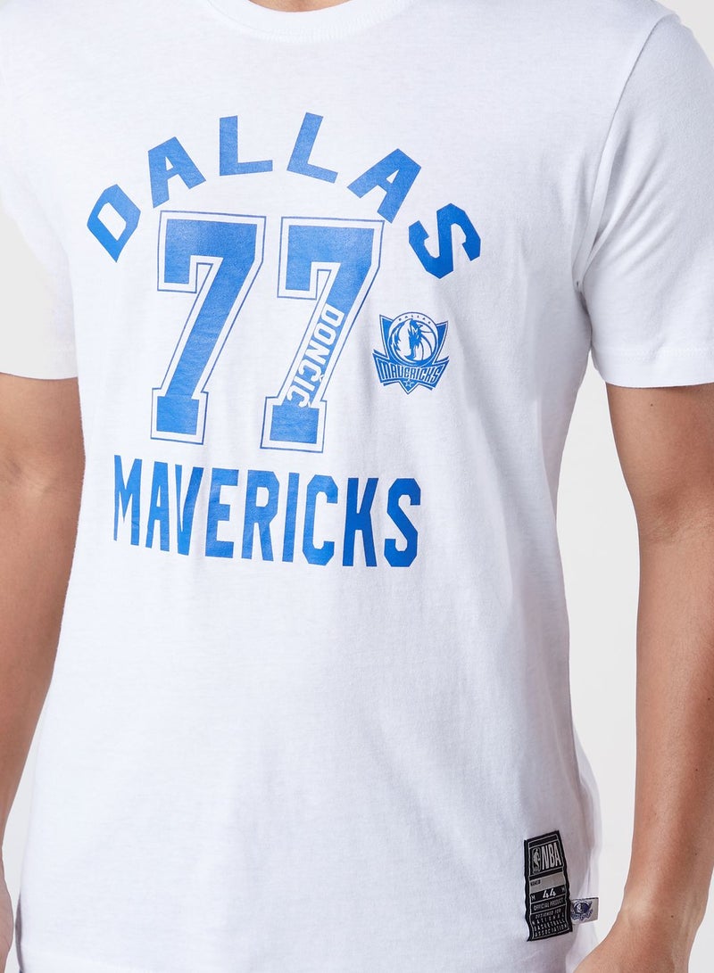 NBA Doncic Luka Dallas Mavericks Flip Mode N&N T-Shirt - Image 3