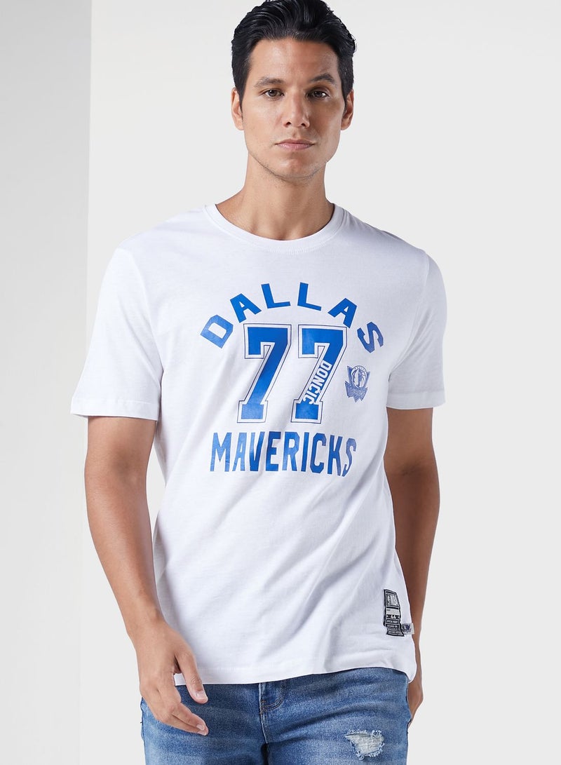 NBA Doncic Luka Dallas Mavericks Flip Mode N&N T-Shirt - Image 1