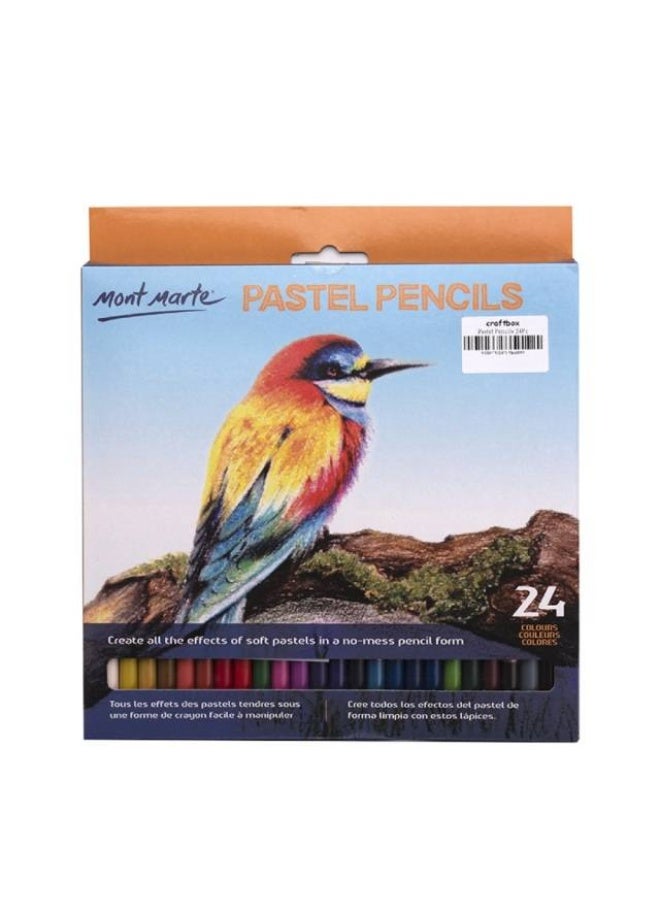 Pastel Pencils , 24 Essential Colours, China