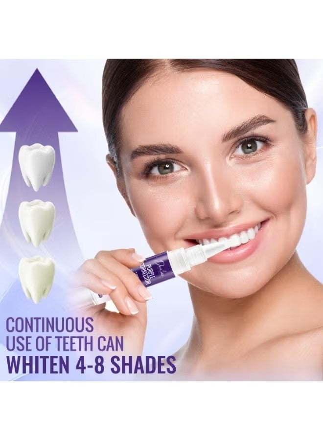 danliss Effective Teeth Whitening Pen，Teeth Whitening Pen - Purple Corrector, Lightens, Removes Stain, Safe on Tooth, Improves the Appearance of Teeth, Enjoy the Most Beautiful Smile Motivation - Image 2