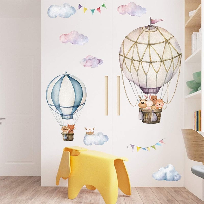 BPA Hot Air Balloon Wall Decals for Kids - Image 5