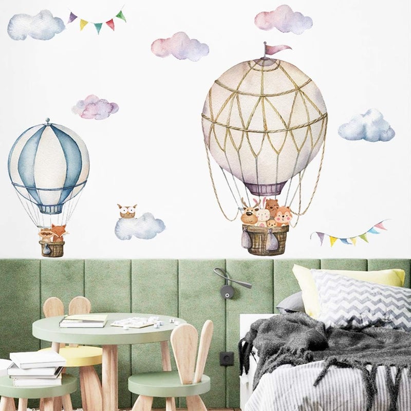 BPA Hot Air Balloon Wall Decals for Kids - Image 3