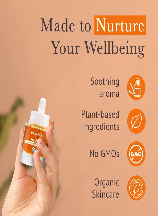 Pranarom - Glow Treatment Moisture Oil (1oz / 30ml) - 100% Pure & Natural Essential Oil Moisturizing Oil for Dry Skin Treatment & Nourishment - Image 5