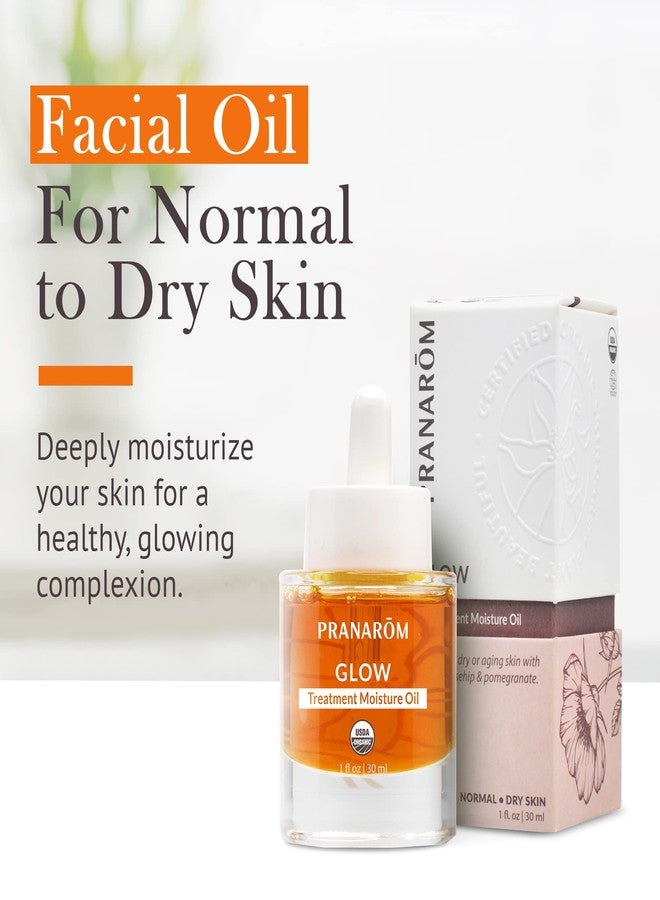 Pranarom - Glow Treatment Moisture Oil (1oz / 30ml) - 100% Pure & Natural Essential Oil Moisturizing Oil for Dry Skin Treatment & Nourishment - Image 4