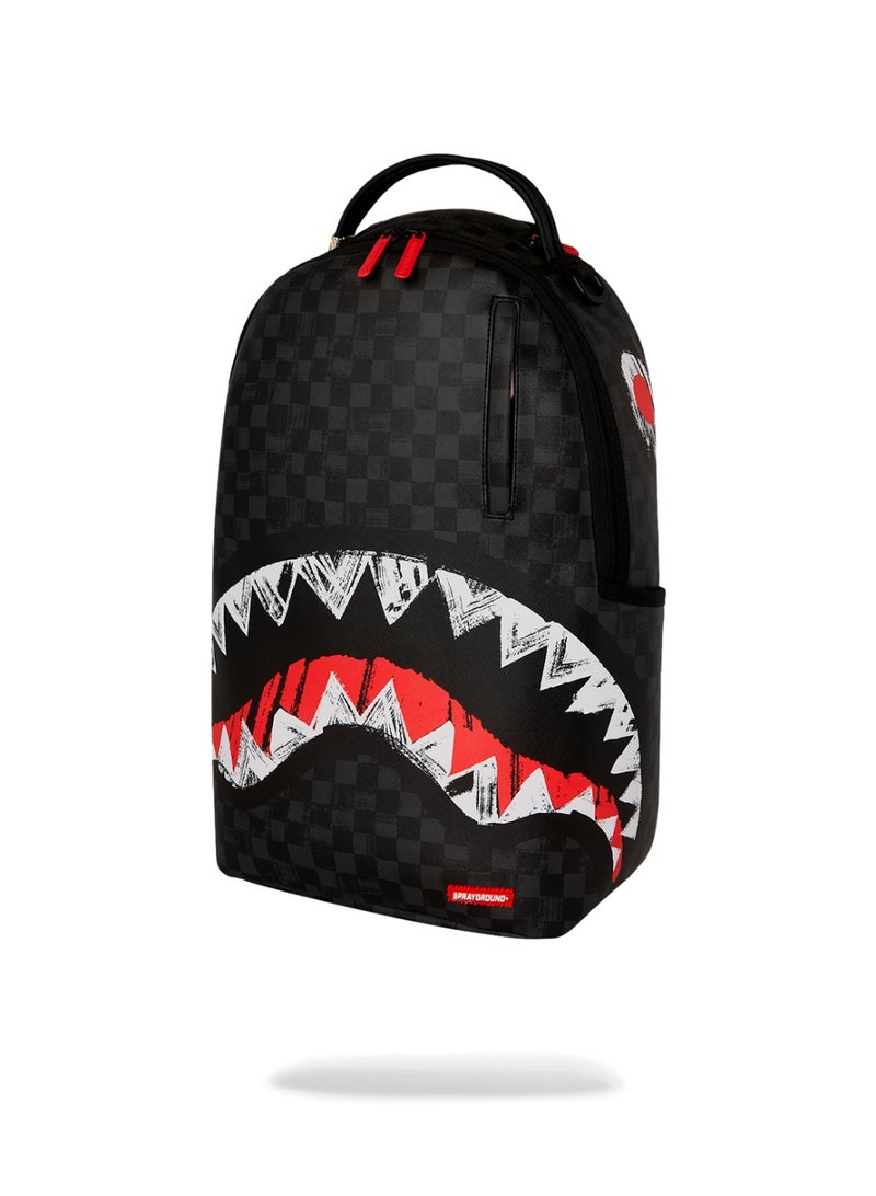 SPRAYGROUND حقيبة ظهر سمكة القرش المرسومة - Image 5