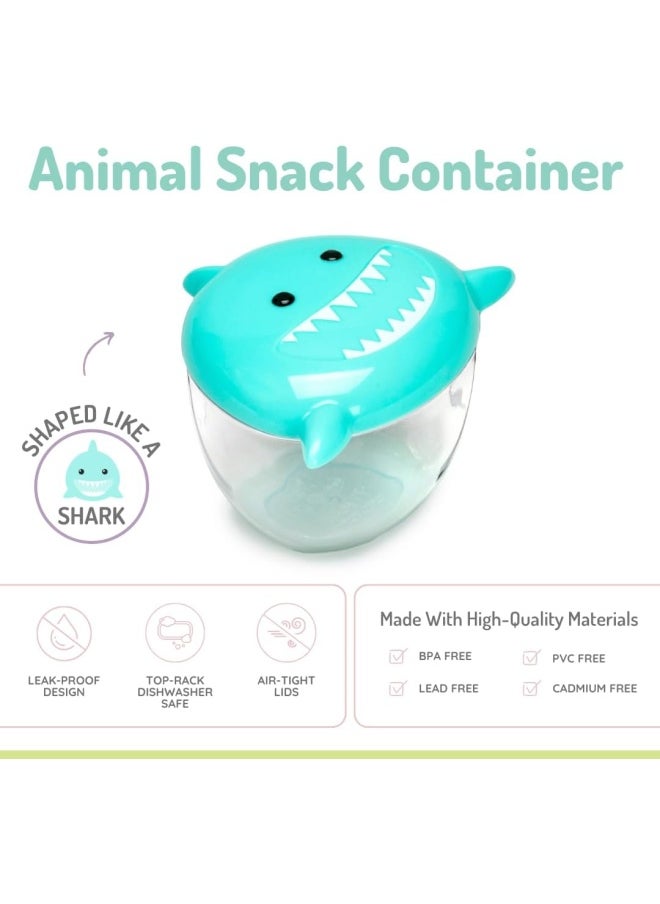 melii - Animal Snack Containers - Adorable, Airtight, and Leakproof Designs for Kids - BPA Free, Easy Clean, Perfect for On the Go Snacking and Lunch Boxes - Image 1