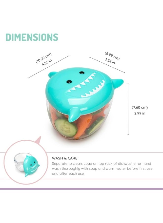melii - Animal Snack Containers - Adorable, Airtight, and Leakproof Designs for Kids - BPA Free, Easy Clean, Perfect for On the Go Snacking and Lunch Boxes - Image 1