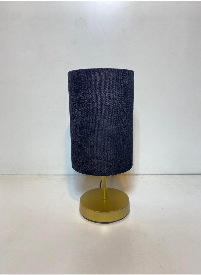 El Rawda Lighting - Distinctive And Elegant Table Lamp Shade With A Unique Fabric Shade And Black Metal - Image 1
