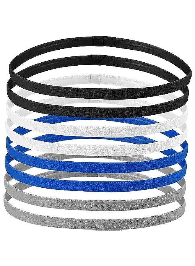 MOXO 8  Elastic Sports Headbands Athletic Exercise Sport Football Headbands NonSlip Silic Grip Thin Head Mini Sweatband Headwear Outdoor - Image 1