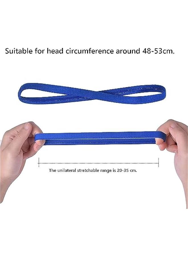 MOXO 8  Elastic Sports Headbands Athletic Exercise Sport Football Headbands NonSlip Silic Grip Thin Head Mini Sweatband Headwear Outdoor - Image 2