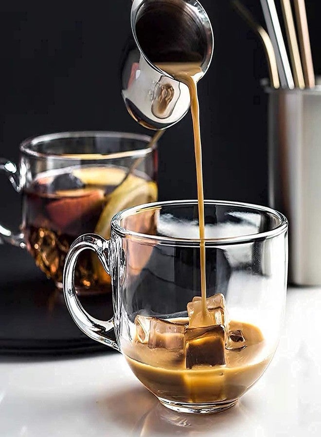 Kosh طقم أكواب زجاجية شفافة مستديرة من كوش تيبلوير للشاي والقهوة (120 مل تقريبًا) (عبوة من 6 قطع) - Image 5