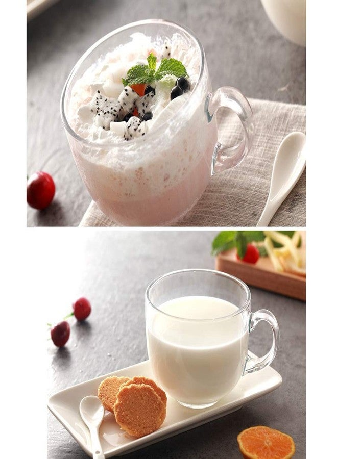 Kosh طقم أكواب زجاجية شفافة مستديرة من كوش تيبلوير للشاي والقهوة (120 مل تقريبًا) (عبوة من 6 قطع) - Image 2