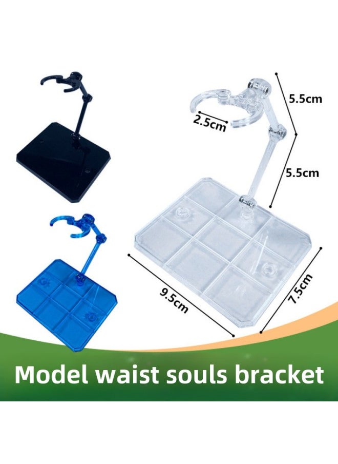 Generic - HG/RG/BB/SDrobot Soul Bracket Clip Waist Suitable For Gundam Model Hand Doll SHF Saint-Color:Xh-952 Bracket: Transparent Blue - Image 1