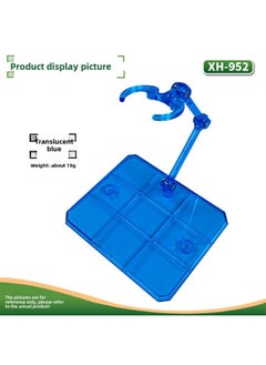 HG/RG/BB/SDrobot Soul Bracket Clip Waist Suitable For Gundam Model Hand Doll SHF Saint-Color:Xh-952 Bracket: Transparent Blue